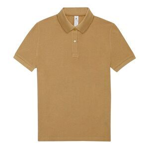 Men's Short-Sleeve Polo Shirt in Camel